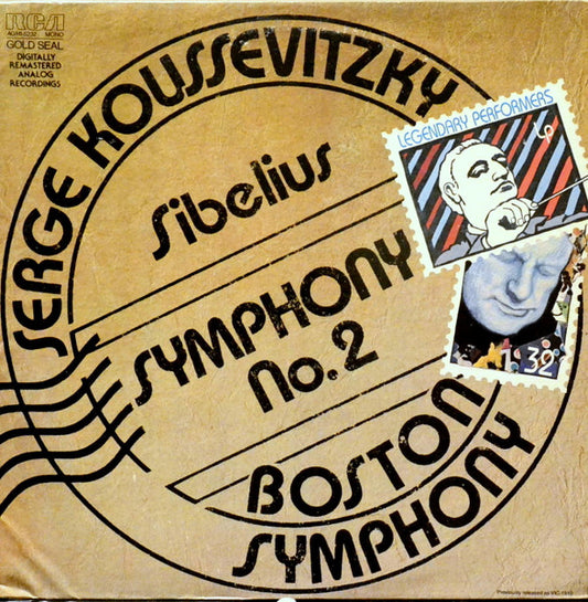 Serge Koussevitzky, Sibelius Boston Symphony – Legendary Performers; Symphony No. 2 -1985-Classical Style: Modern (Mint Vinyl)