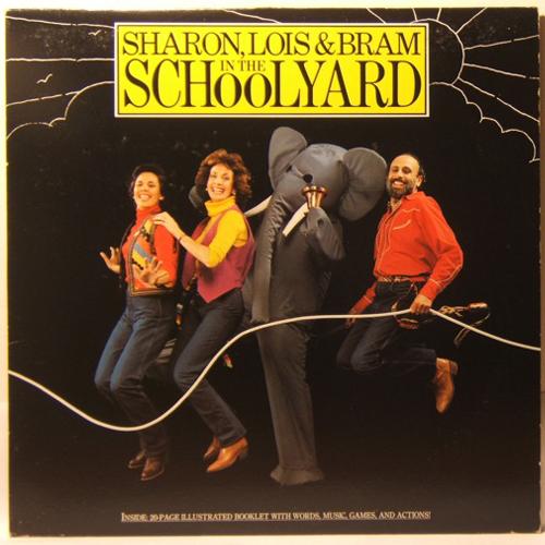 Sharon, Lois & Bram ‎– In The Schoolyard -1981 -Nursery Rhymes, Folk (vinyl) ( with music book )