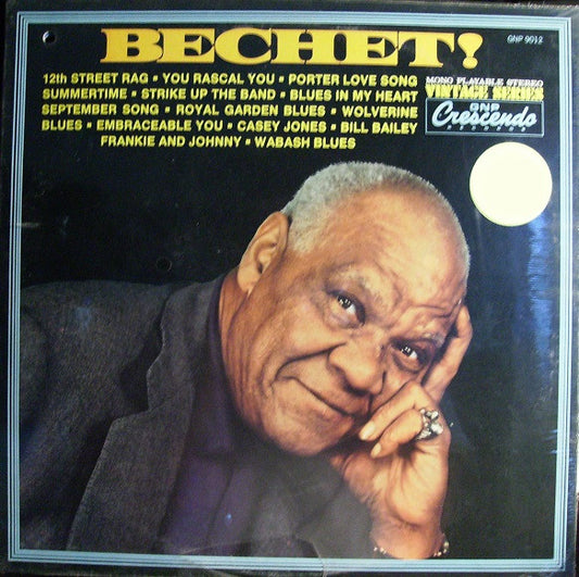 Sidney Bechet – Bechet! 1972 Genre: Jazz (vinyl) Near Mint