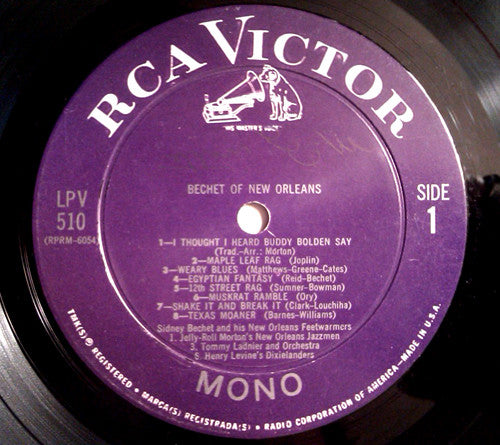 Sidney Bechet – Bechet Of New Orleans 1965  Jazz  Dixieland (vinyl)