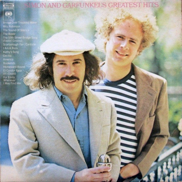 Simon and Garfunkel's Greatest Hits 1972 Folk Rock ( Clearance vinyl ) no coverr