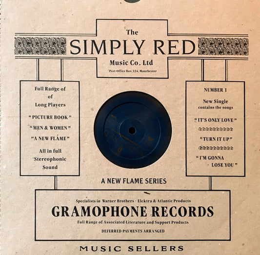 Simply Red - It's Only Love - Very Rare 10" -1989- Rock, Blues (UK Import ) Rare Numbered