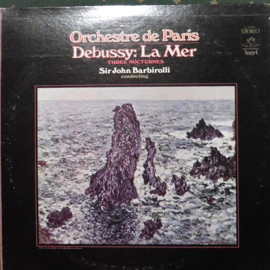 Sir John Barbirolli, Orchestre De Paris - Debussy – La Mer Drei Nocturnes -1969 Classical ,Impressionist (Vinyl)