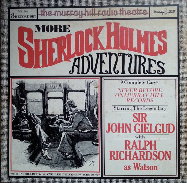 More Sherlock Holmes Adventures (1979, USA 3×Vinyl LP) — Murray Hill MS1204