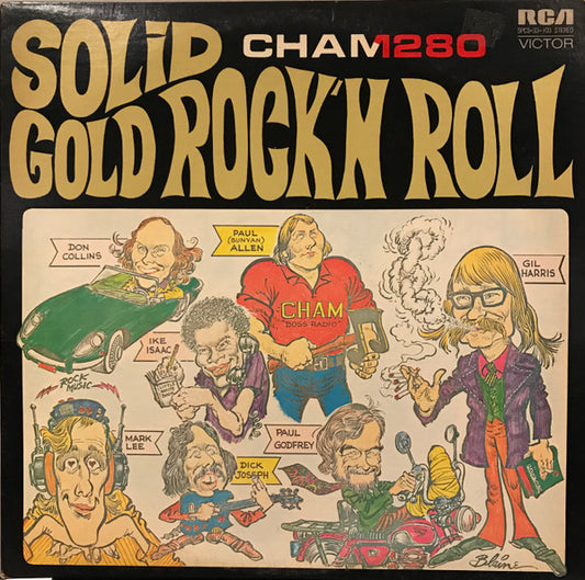 Solid Gold Rock N' Roll  - 1970 Rock - Guess Who, Harry Nilsson ,The Main Ingredient , (vinyl)