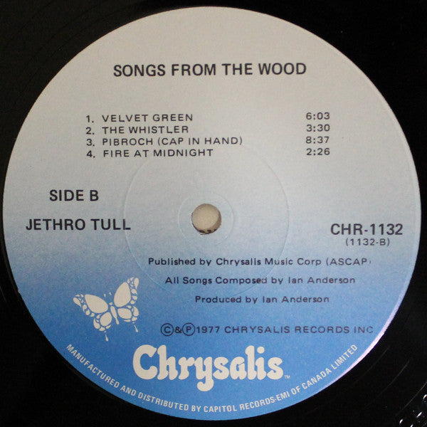 Jethro Tull ‎– Songs From The Wood-1977- &nbsp;Folk Rock, Prog Rock, Classic Rock (vinyl) great copies