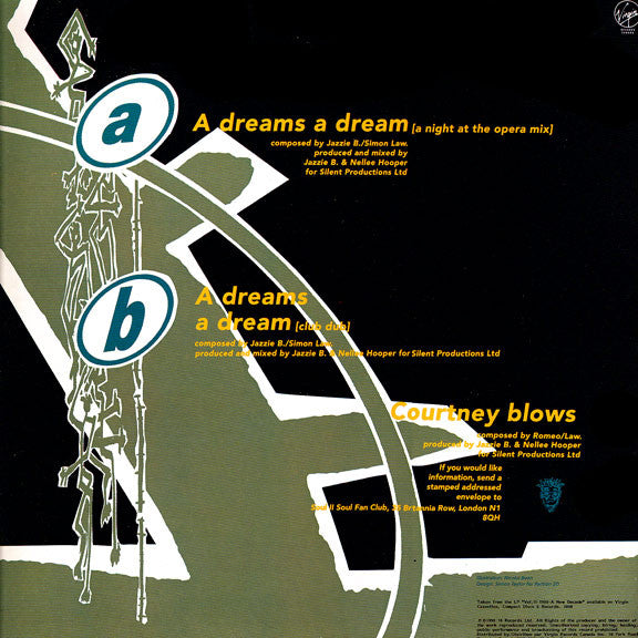 Soul II Soul – A Dreams A Dream - 1990- Electronic, Hip Hop Style: RnB/Swing ( Vinyl, 12", 33 ⅓ RPM )