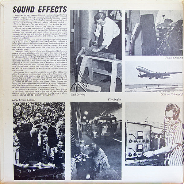 Various – Sound Effects Volume 1 (Sound Effects, Vinyl LP)