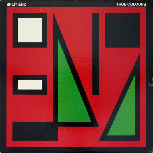 Split Enz – True Colours - 1980-Pop Rock, Synth-pop- Vinyl, LP, Album, Etched, Red Cover (vinyl)