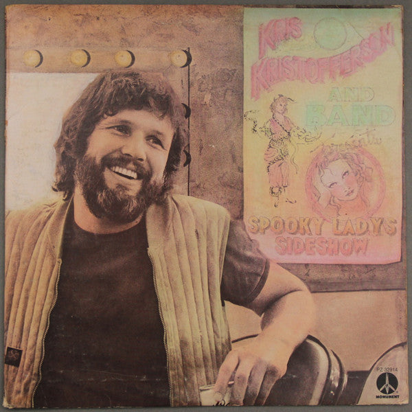 Kris Kristofferson ‎– Spooky Lady's Sideshow -1974- Country Rock (vinyl)