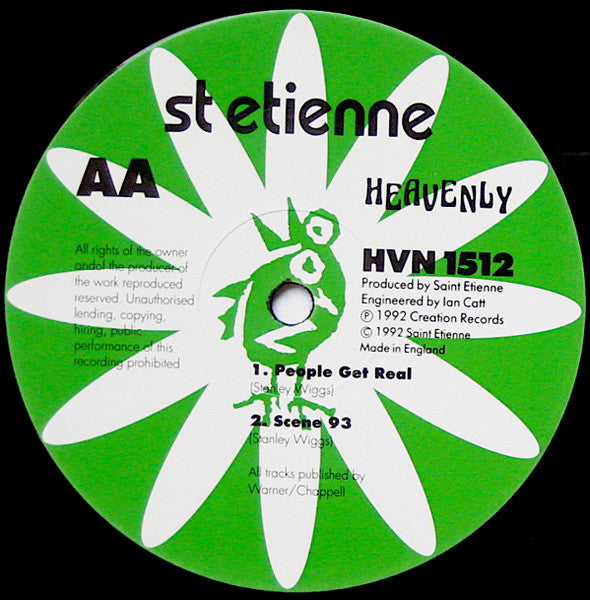 St Etienne Join Our Club  People Get Real Electronic, Pop Style: House 1992 (Vinyl)