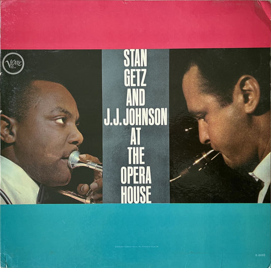 Stan Getz And J.J. Johnson – At The Opera House 1962-Jazz Style: Bop, Hard Bop ( Vinyl )