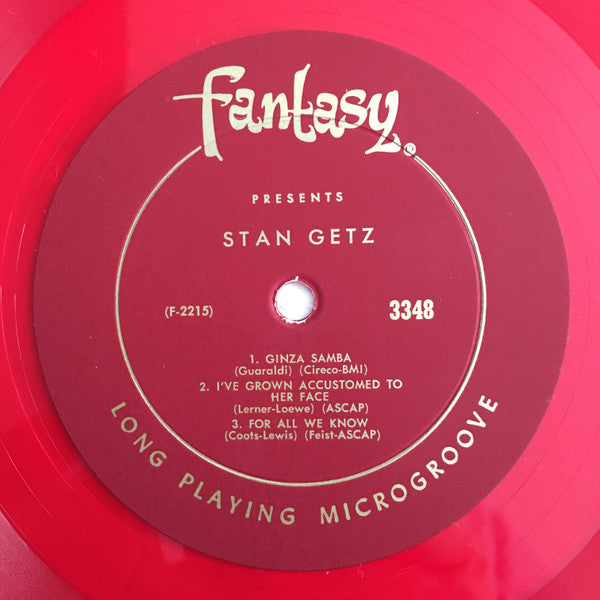 Stan Getz – Stan Getz - 1963- Jazz (Viny) Rare Vinyl, LP, Album, Mono, Reissue, Red Translucent