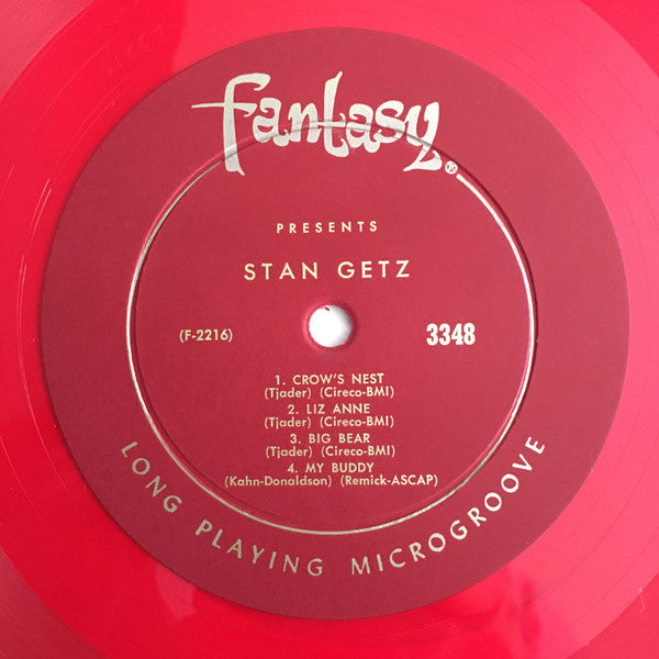 Stan Getz – Stan Getz - 1963- Jazz (Viny) Rare Vinyl, LP, Album, Mono, Reissue, Red Translucent