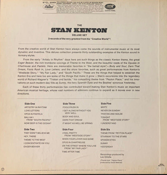 Stan Kenton – The Stan Kenton Deluxe Set (Jazz/Big Band, 3×Vinyl LP) STCL‑2989 Near Mint