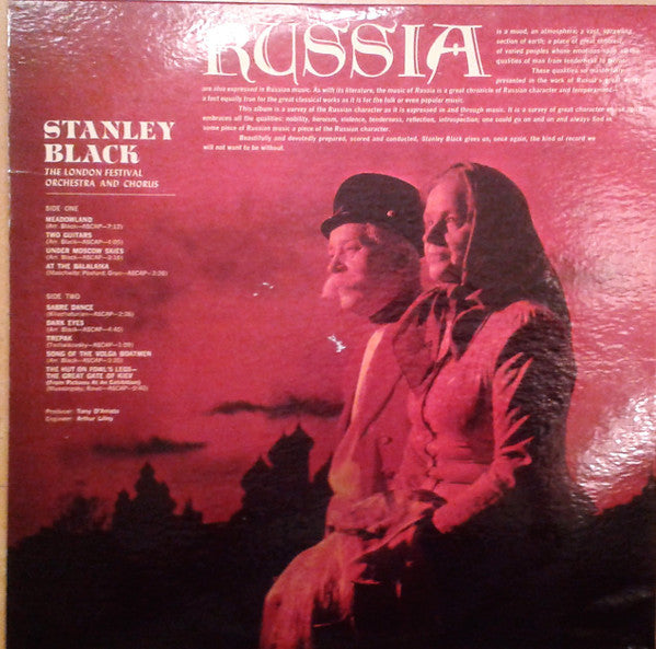 Stanley Black  The London Festival Orchestra And Chorus  Russia -	Classical, Folk, World, & Country Style: Folk (Vinyl)