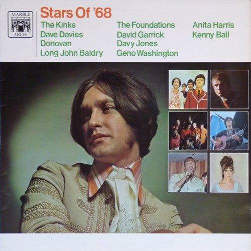 Stars Of '68 -1967- Ballad, Vocal ,Pop - Kinks, davy jones,Geno Washington & The Ram Jam Band + (rare vinyl)