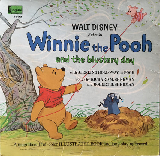 Walt Disney Presents Winnie The Pooh And The Blustery Day Sterling Holloway, Sam Edwards  –  19767-	Non-Music, Pop, Children's (vinyl)