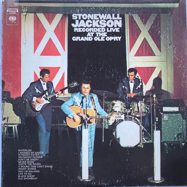 Stonewall Jackson Recorded Live At The Grand Ole Opry - 1971-	Folk, World, & Country (vinyl)