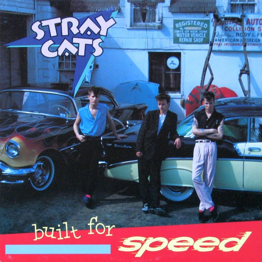 Stray Cats- Built For Speed Rock & Rockabilly ( Clearance Vinyl ) Bargain Bin