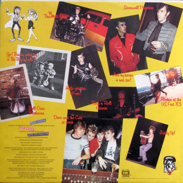 Stray Cats ‎– Rant N' Rave With The Stray Cats 1983- Rockabilly (vinyl) Mint