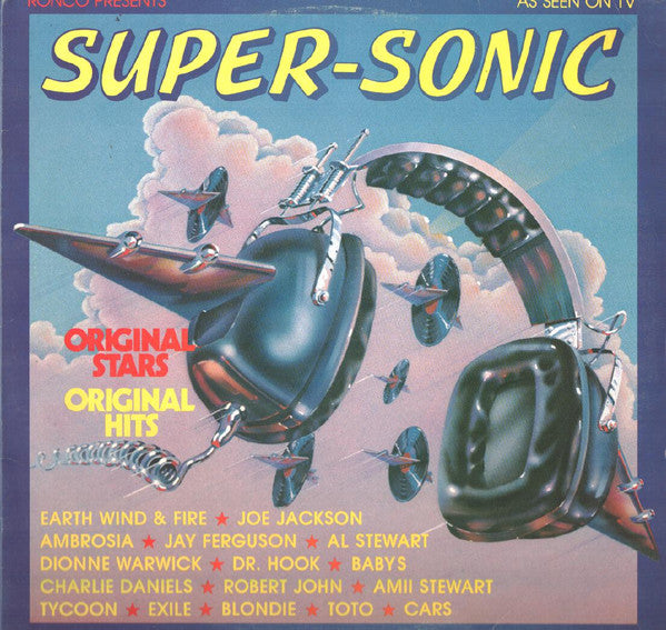 Super-sonic - 1979-Electronic, Rock, Funk / Soul, Pop (Vinyl) NM