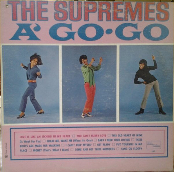 Supremes ‎– A' Go-Go - 1966 -  Funk / Soul (rare vinyl)