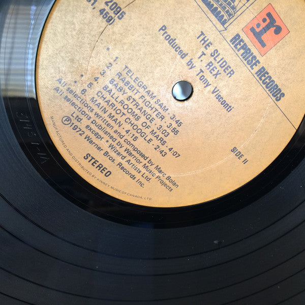 T. Rex ‎– The Slider - 1972-Glam Rock ( Rare Vinyl) excellent vinyl