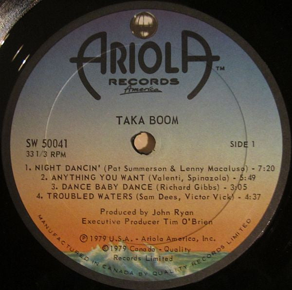 Taka Boom – Taka Boom - 1979-Electronic, Funk / Soul (Vinyl)
