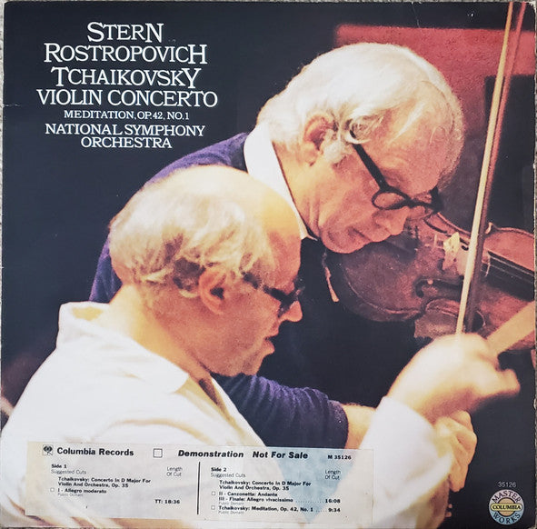 Stern, Rostropovich Tchaikovsky National Symphony Orchestra – Violin Concerto / Meditation, Op. 42, No. 1 (vinyl)