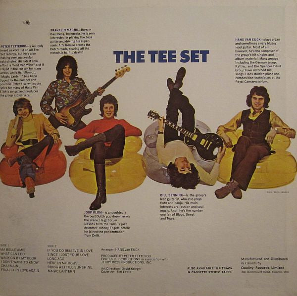 Tee Set – Ma Belle Amie - 1970  Rock Style: Pop Rock, Psychedelic Rock (vinyl) SEALED COPY