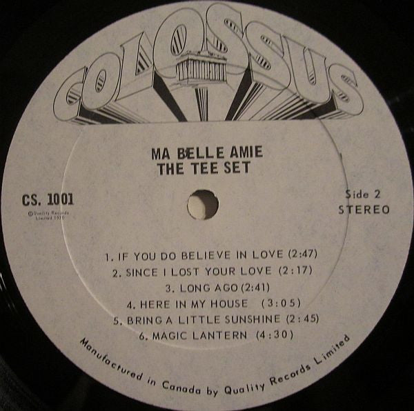 Tee Set – Ma Belle Amie - 1970  Rock Style: Pop Rock, Psychedelic Rock (vinyl) SEALED COPY