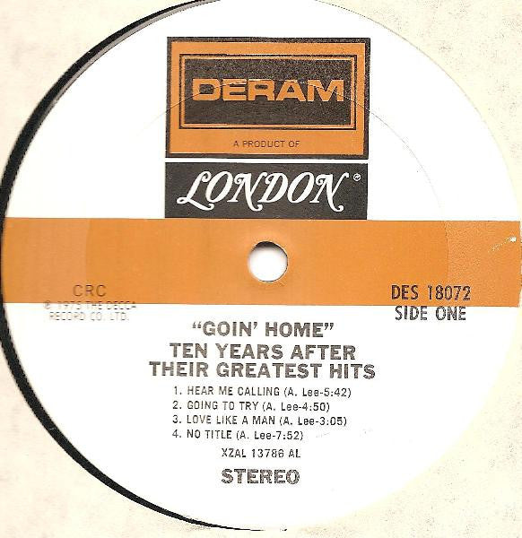 Ten Years After ‎– Goin' Home ! 1975 Blues Rock