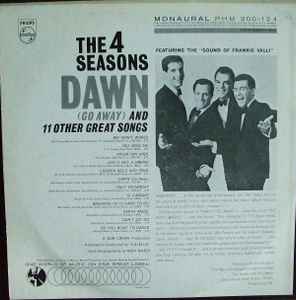 The 4 Seasons Dawn (Go Away) And 11 Other Great Songs - 1964 Pop Vocal ( Clearance Vinyl)