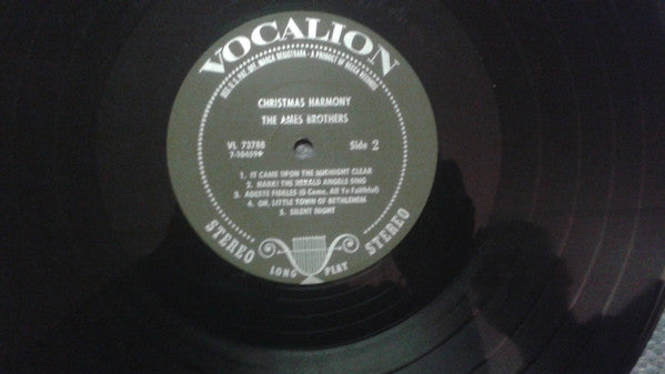 The Ames Brothers – Christmas Harmony – 1960s – Holiday / Vocal Harmony / Traditional (vinyl)