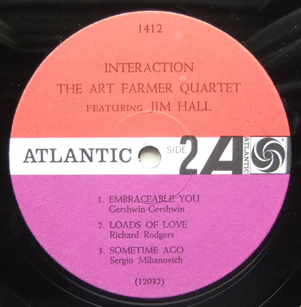 The Art Farmer Quartet Featuring Jim Hall – Interaction Oct 1963 Genre: Jazz (Vinyl) Rare