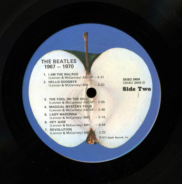 Beatles ‎– 1967-1970 ( 2 lps ) 1988 Apple - Psychedelic Rock - (UK Vinyl)