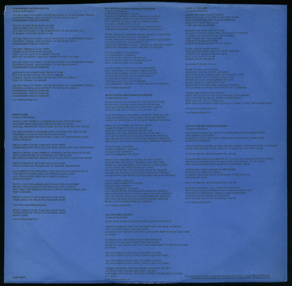 Beatles ‎– 1967-1970 ( 2 lps ) 1988 Apple - Psychedelic Rock - (UK Vinyl)