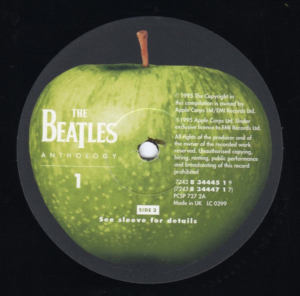 The Beatles – Anthology 1 - 3 lp set - 1995-Rock & Roll, Pop Rock, Beat (Mint Vinyl)