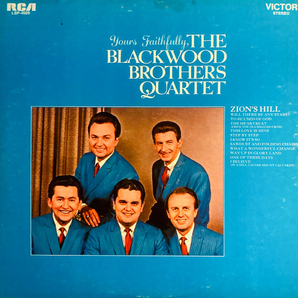 The Blackwood Brothers Quartet – Yours Faithfully 1968 Genre: Non-Music, Folk, World, & Country Style: Gospel, Religious (VINYL)