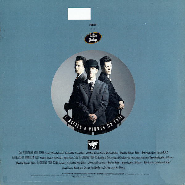 THE BLOW MONKEYS – Digging Your Scene (12" Maxi-Single) ,1986, Sophisti-pop/New Wave (vinyl)