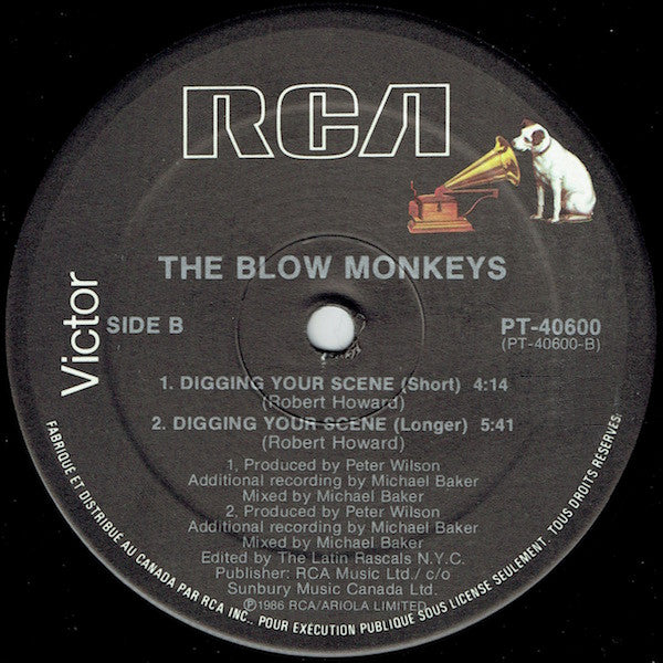 THE BLOW MONKEYS – Digging Your Scene (12" Maxi-Single) ,1986, Sophisti-pop/New Wave (vinyl)
