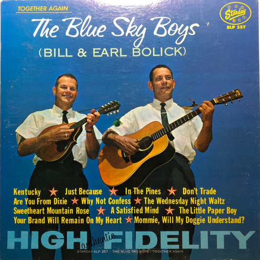 The Blue Sky Boys – Together Again (Country / Bluegrass / Gospel, 1965 Vinyl LP)