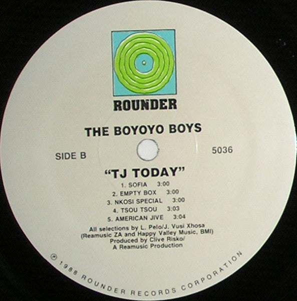 The Boyoyo Boys ‎– TJ Today - 1988-Folk, World, & Country, African (Rare Vinyl)