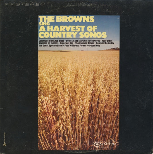 The Browns The Browns Sing A Harvest Of Country Songs - 1968- Folk, World, & Country