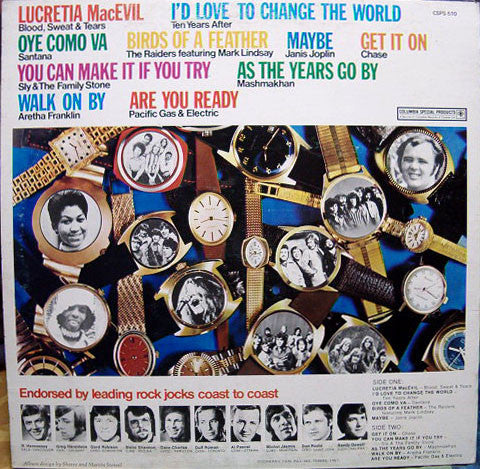 The Bulova Un-Ripoff - 10 Favourite All-Time Heavies -1972- Latin, Blues Rock, Garage Rock, Psychedelic Rock, Soul, Funk (Rare Vinyl)