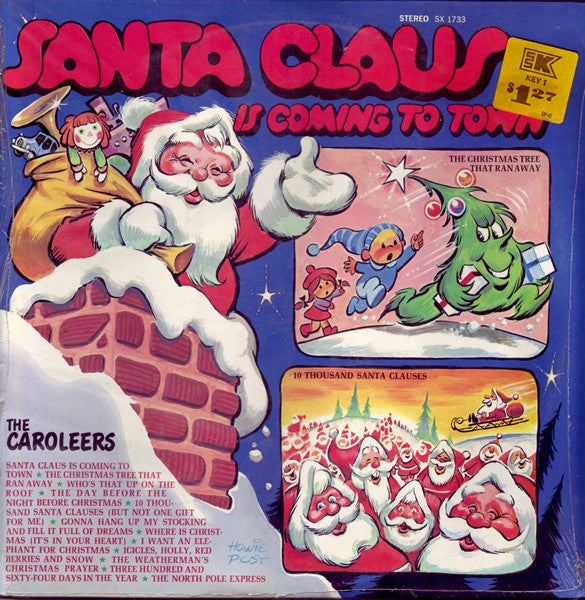 The Caroleers – Santa Claus Is Coming to Town -1960s- Children's / Holiday (vinyl)