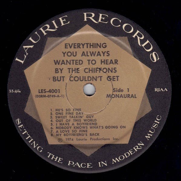 The Chiffons – Everything You Always Wanted To Hear By The Chiffons But Couldn't Get 1975-Funk / Soul, Pop Style: Soul, Vocal (Vinyl)