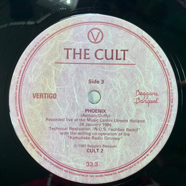 The Cult – Love Removal Machine (1987, Canada, 2×12″ Vinyl LP) — CULT 2