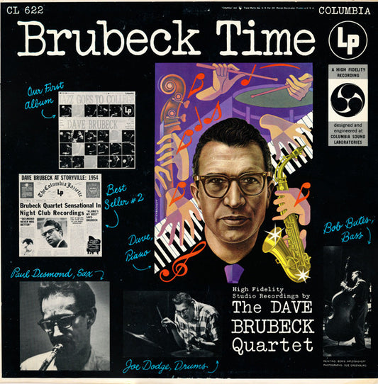 The Dave Brubeck Quartet – Brubeck Time - 1955 -Cool Jazz ( Rare Vinyl)